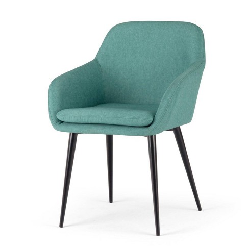 Marsden Dining Side Chair Aqua Blue Wyndenhall