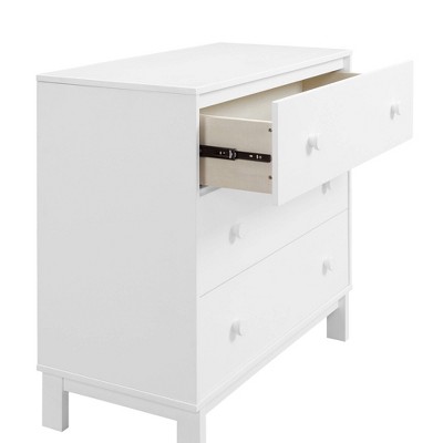 Bianca White 3-Drawer Pine Nursery Dresser