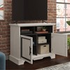 Sauder Carolina Grove TV Stand for TVs up to 39" Winter Oak: Adjustable Shelving, Enclosed Back, Metal Hardware - 3 of 4