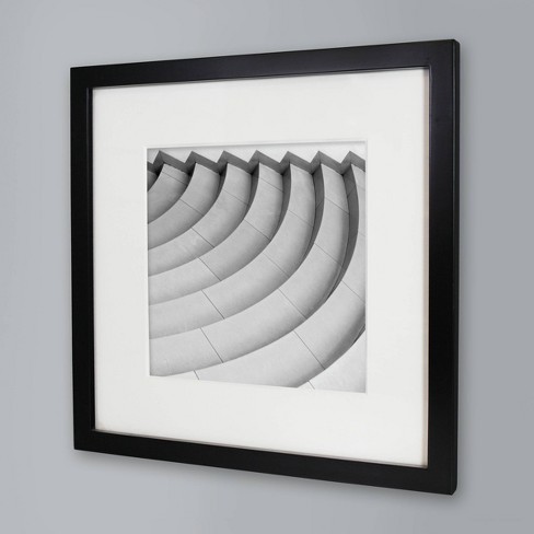12 x 12 Single Picture Matted Frame Black - Threshold™
