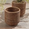 Plum & Post BURMA RATTAN CACHEPOTS LARGE, SET OF 2 - 2 of 4