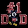 Mens Mickey & Friends Father's Day Mousey #1 Dad Sweatshirt - 2 of 4
