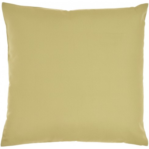 Mina Victory Waverly Pillows Solid Rvs Wash Ind/o 20 X 20 Green