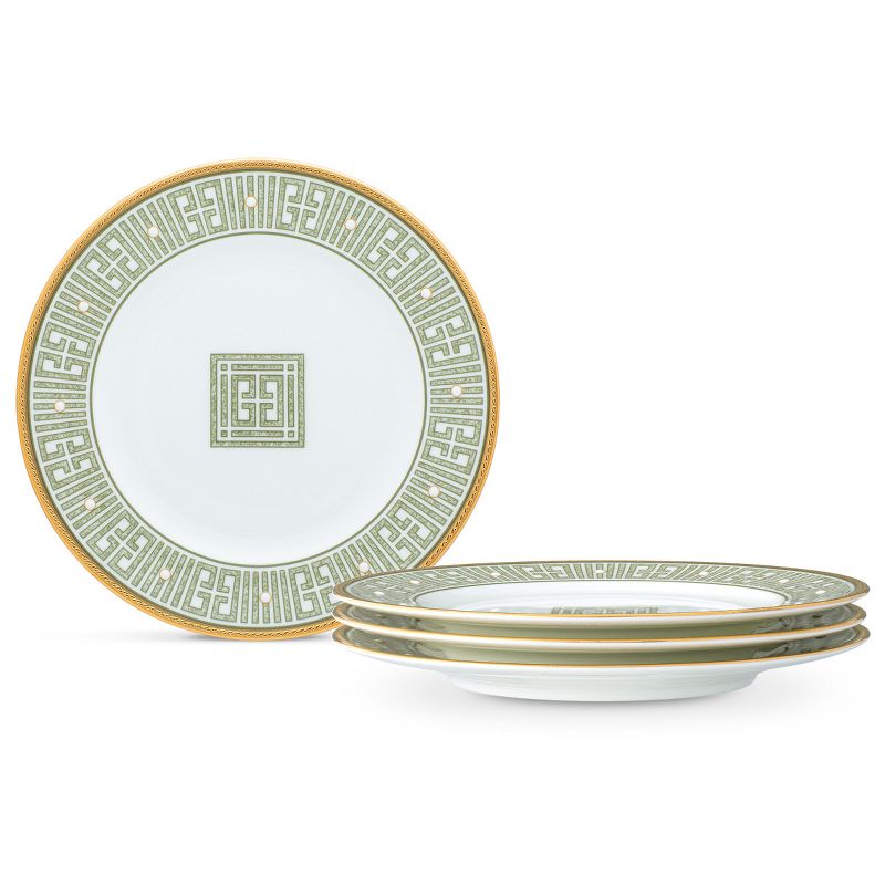 Noritake Infinity Green Gold Gold Set of 4 Bread & Butter/Appetizer Plates, 1 of 9