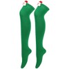 BABYYER Christmas Socks, Women Thigh High Long Stockings with Xmas Doll Elastic and Soft for Holiday Decorations - 3 of 4