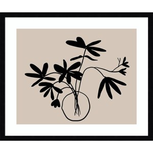 25" x 21" Beige Etchings III Poster by Urban Road - Amanti Art: Giclee Print, Hardwood Frame, Wire Mount - 1 of 4
