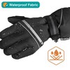 SUN CUBE Ski Gloves Men Women, Waterproof Thermal Winter Snow, 3M Thinsulate Pocket Cold Weather Outdoor Snowboard - 2 of 4