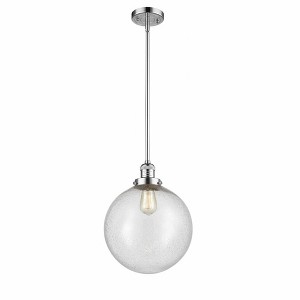 Beacon - 1 Light Stem Hung Mini Pendant In Industrial Style-15 Inches Tall and 12 Inches Wide - 1 of 1