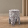 Meridian Furniture,Foligno Marble Finish Concrete End Table - 2 of 4