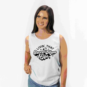Simply Sage Market Soccer Mom Life Garment Dyed Tank - 1 of 3