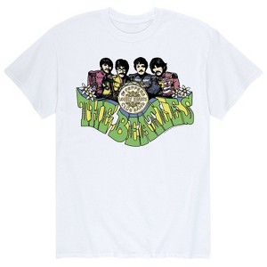 Men's - The Beatles - Sgt Peppers Lonely Hearts Club Band Short Sleeve Graphic T-Shirt - 1 of 4