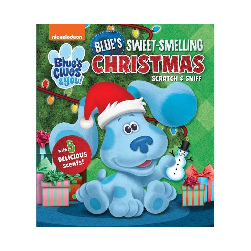 Nickelodeon Blue's Clues & You!: Blue's Sweet-Smelling Christmas - (Scratch and Sniff) (Board Book), 1 of 2