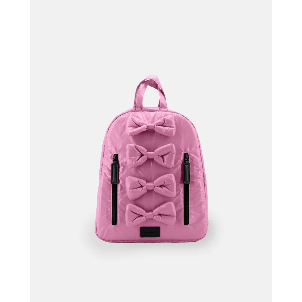 Photos - Travel Accessory 7AM Enfant Kids' 14"Bows Puffer Backpack - Blush