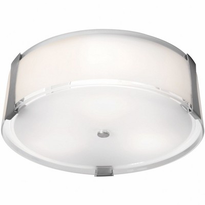 Access Lighting Tara 3 - Light Flush Mount in  Brushed Steel