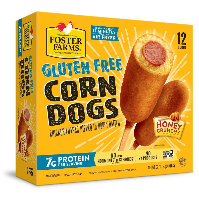 Foster Farms Gluten Free Corn Dogs - Frozen - 32.04oz, 1 of 8