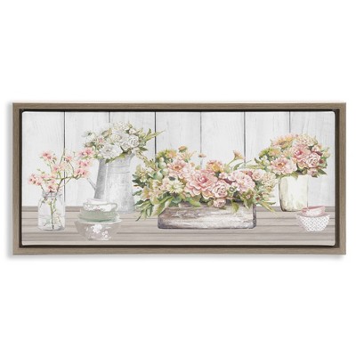 Stupell Industries Farm Table Bouquet Still Life, 25" x 11"