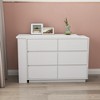 KWPZQEB L Shaped Computer Desk with 6 Drawers & 3 Open Storage, Home Office Desk with Reversible Storage Cabinet, Writing Desk for Home Office - 2 of 4