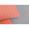 Solid Cotton Reversible Farmhouse Reversible Quilt and Sham Set by Blue Nile Mills - 3 of 4