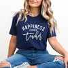 Simply Sage Market Women's Happiness Is Being A Teacher Short Sleeve Graphic Tee - 2 of 4