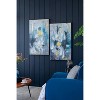 24"x40" Set of 3 Colleen Modern Abstract Wall Arts - A&B Home: Embellished Gold Streaks, Includes Mount Hardware - 2 of 4