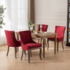 FONTOI 2 PCS Thickened Dining Chair with Nailhead Trim - 4 of 4