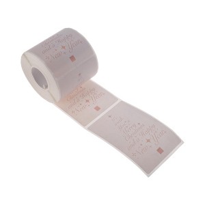 Unique Bargains Christmas Stickers for Ceramic Glass Metal Paper Plastic Peel Light Gray Blue 1Pcs - 1 of 4