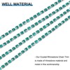 Unique Bargains DIY Bag Clothing Decoration Crystal Rhinestone Sew on Close Claw Chain Trim - 3 of 4