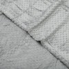 Unique Bargains Blanket Mesh Pineapple Pattern Coral Fleece Polyester 28"x39" - 3 of 4