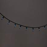 100ct Incandescent Smooth Mini String Lights Blue with Green Wire - Wondershop™