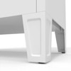 GlasFlength Decorative Storage Cabinets, 2 Doors 2 Drawers Wardrobe, White, 31.5"*17.7"*71" - 4 of 4