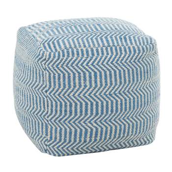 Bohemian Indoor/Outdoor Fabric Pouf - Olivia & May