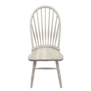 Carolina Living Garner Windsor Chair Natural Driftwood: Rubberwood Frame, Armless Design, 30 Day Warranty - 1 of 4