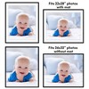 Americanflat 26x32 Picture Frame with Polished Plexiglass - Use as 22x28 Frame with Mat or 26x32 Frame Without Mat - Streamline Collection - Black - 4 of 4