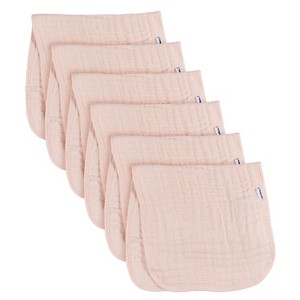 Gerber Baby Boys' and Girls' Muslin Burp Cloths, 6-Pack - 1 of 4