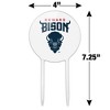 Howard University Bison Primary Logo Acrylic Cake Topper Party Decoration for Wedding Anniversary Birthday Graduation - 2 of 4