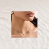 EVRY JEWELS WATERPROOF Gold or Silver Plated Toi et Moi Necklace - 3 of 3