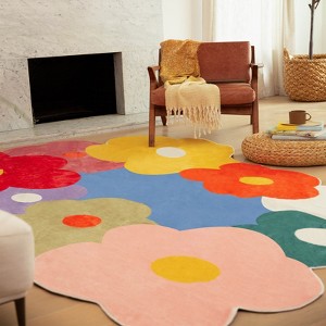 Lany Space Funky Flowers Rug - 1 of 4
