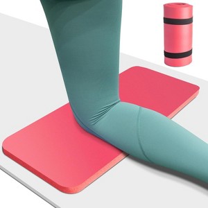 Yoga Knee Pad, 0.8inch Thick Support Cushion Mat for Knee Elbow Wrist Pain Relief, with Carry Strap - 1 of 4