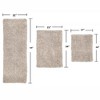 Fantasia Bath Rug Collection Cotton Shaggy Pattern Tufted Set of 3 Bath Rug Set - Home Weavers - 2 of 3