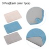 Unique Bargains Microfiber Absorbent Reversible Heat Resistant Dish Drainer Mats Blue/Grey/Beige 3 Pcs - 3 of 4