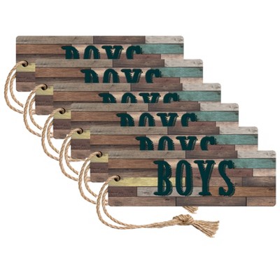Teacher Created Resources® Home Sweet Classroom Magnetic Boys Pass, Pack of 6