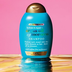 OGX Hydrate & Repair + Argan Oil of Morocco Extra Strength Shampoo for Dry, Damaged Hair - 13 fl oz - 1 of 4