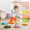 VEVOR Balance Stepping Stones for Kids, 6 PCS, Up to 220 lbs, Non-Slip Toddlers Sensory Stepping Stones, Toys for Children Aged 3 4 5 6 7 8+ - 3 of 4