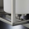 Urban Ambiance Luxury Minimalist Wall Light,  18"H x 5.5"W,  Brushed Nickel Finish, UHP3140 - 4 of 4