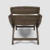 Lahaina 2pk Acacia Wood Foldable Chaise Lounge: Weather-Resistant, No Assembly - Christopher Knight Home - 3 of 4