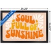 Trends International Hey Happy - Soul Full Of Sunshine Framed Wall Poster Prints - 3 of 4