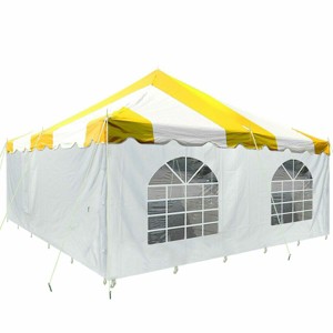 Party Tents Direct Weekender Outdoor Canopy Pole Tent with Sidewalls - 1 of 4