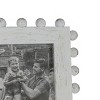 4x6 Belle Rustic White Wood Ball Accents Photo Picture Frame w/ Glass Pane - 4 of 4
