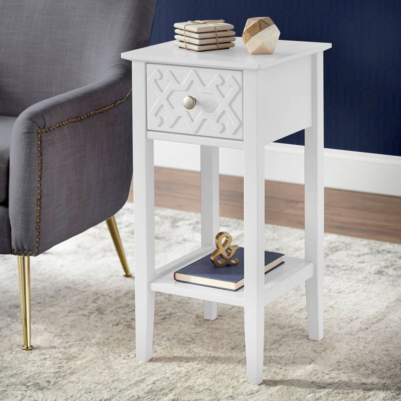 Raya End Table White - Buylateral, 3 of 6