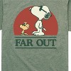 Men's - Peanuts - 70's Retro Snoopy Short Sleeve Graphic T-Shirt - 2 of 4